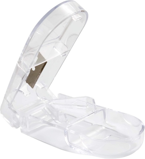 [BRSWIE3QAUMQIDLA] Apex Pill sadalītājs ar dubultu beveled griešanas asmens Pill Cutter mazām cilpām lielas tabletes un tabletes Cut tabletes pusē Viegli 1 Skaits