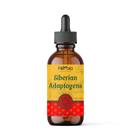 [BRSRA23QA4IQEEYV] Siberian Adaptogens Herbal Blend – Natural Energy, Focus & Stress Support – Liquid Extract with Maral, Eleuthero, Rhodiola, Ginseng, Schisandra & More – Organically Grown, 2 fl oz (60 ml)
