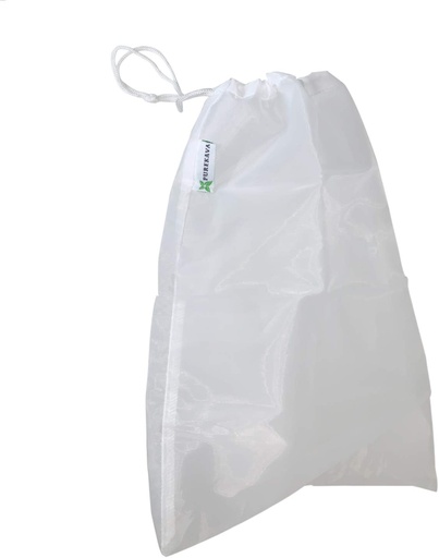 [BRSWGHTRDMBQMHLJ] Traditional Kava Strainer Bag, 15x8.5 Inch, Nylon, 75 Microns, Reusable
