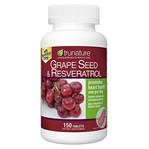 [BRSWIYY5BN7B4DTM] Trunature Grape Seed and Resveratrol Softgels, 250-Count