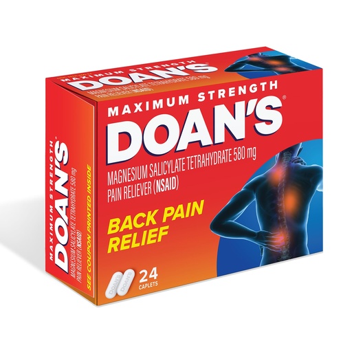 [BRSWIFQHAEOBM2DK] Doans Extra Strength Pain Reliever Caplets, 24 Count
