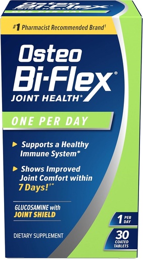 [BRSWIZQCBYDQOFL2] Osteo Bi-Flex One Per Day, Glucosamine Joint Health Supplement with Vitamin D, 30 Coated Tablets