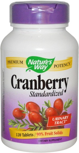 [BRSWIYQ6OUNGM2TI] Nature's Way Cranberry Standardized - 400 mg - 120 Tablets