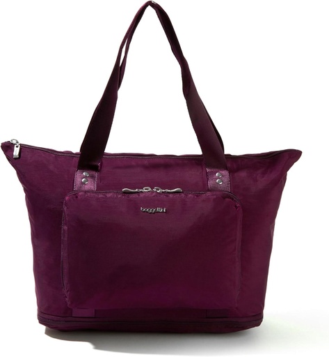 [BRSROHQQBUPBG2DG] Baggallini Carryall Rozšiřitelné Lehké Cestovní Tote 22 "Packable skládací Compact Nylon Wassable Weekender w / Zavazadlový prostor