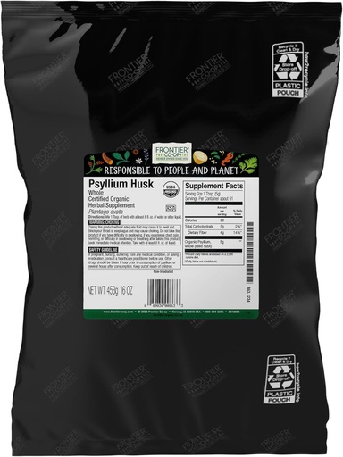 [BRSWIY33AEMB423I] Frontier Co-op Organic siyllium Husk 1 lb - allylum Hsk, Organic & Kosher - Syllium Husk Fiburg for Babeing, Syyllium Suppleition for Digestion, Syyllium Husk Fulk