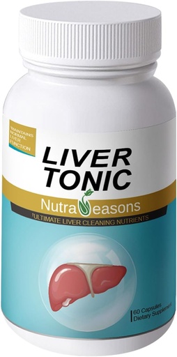 [BRSW2C37OYHGMYDA] Liver Tonic - New Packaging – Liver Cleanse Detox & Repair with Milk Thistle, NAC, Choline Bitartrate, Ginger, Turmeric, Dandelion Root, Artichoke Extract, Schisandra Berry, 60 vege caps