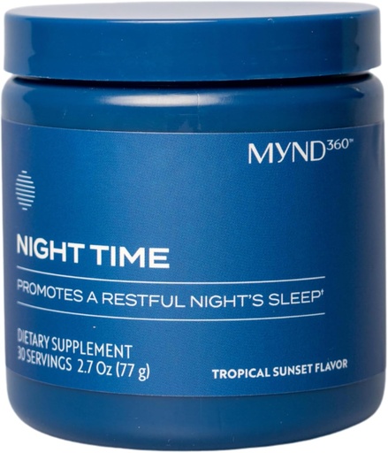 [BRSRAGA6C4CWM2YZ] Nu Skin MYND360 Night Time Sleep Aid | Magnezyum & Melatonin Sleep Təhlükəsizlik və Miqrasiya Pudrası | Dəstək Yataqlı Yatmaq