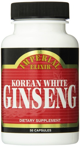 [BRSWIY37AEFBS2Q5] Korean White Ginseng, 500 Mg, 50 Count