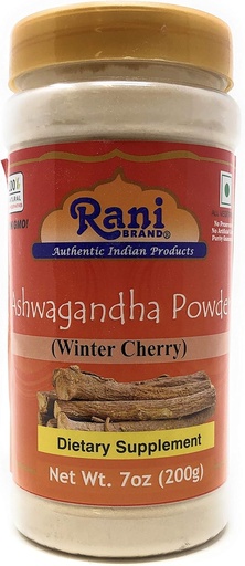 [BRSWGBA5BAHA223U] Rani Ashwagandha Milteliai (Withania Somnifera) 7oz (200g) PET Jar ~ Visi natūralūs 124; Ne Spalva 124; Gluten Friendly 124; Vegan 124; Non- GMO Management 124; No Salt or fifers Bendrijoje 124; Indijos kilmės