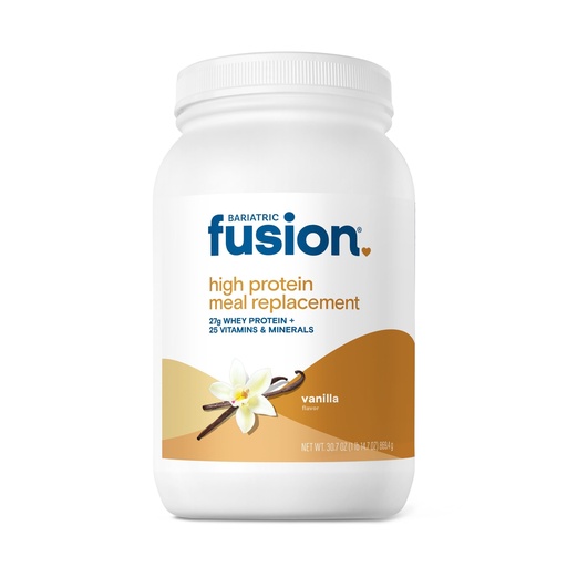 [BRSWICALPMOGIHY3] Bariatric Fusion Vanilla High Protein Meal Replacement Shake | 27g Whey Isolate Bariatric Protein Powder | Lactose Free Whey Protein Powder | Gluten and Sugar Free | 21 Servings