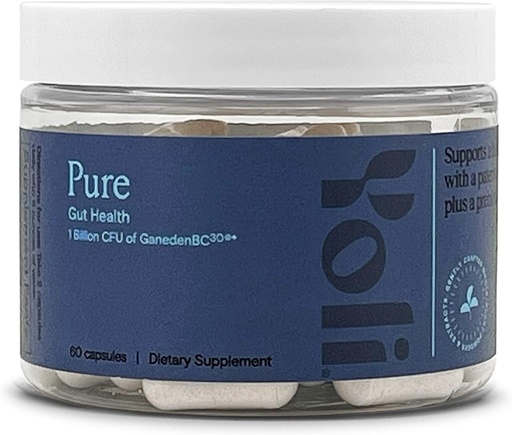 [BRSWKHQEBQIRC3A5] Yoli® Pure Probiotics for Digestive Health - Gut Health Supplements for Men and Women - Probiotic Capsules 1 Billion CFUs