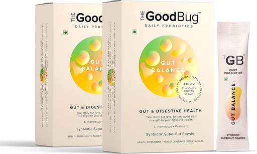 [BRSROYD5AV4GE2Y2] Gut Health & Immunity Probiotic for Men & Women, Strong Digestive & Immunity Support Gut Balance Supplement Stick - Probiotics + Inulin + Vitamin C 3Bn CFU of Clinically Proven Strains - 60 Days Pack