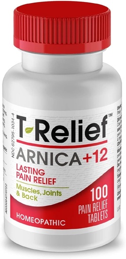 [BRSWIY33BYNQCF3M] T-Relief Arnica +12 자연 활성 - 여성 및 남성을위한 전체 바디 빠른 인용 공식 - 100 정제