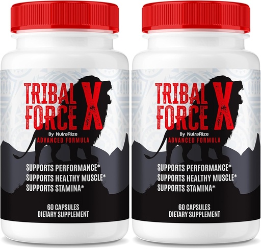 [BRSRAZL2AUBBGEL5] (2 Pack) Tribal Force X Capsules, TribalForceXL Max Performance Support For Men, TribalForce X All Natural Pills, TribalForces XXL Male Formula for Lasting Energy, TribalForces X Review (120 Capsules)