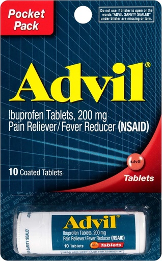 [BRSWKGYIBIFWODDI] Advil Vial 10 Tablets (Pack of 3)