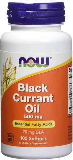 [BRSWIYQ6CR5AEF3U] Now Foods Black Currant Oil 500 milligrams - 100 softgels (Pack of 2)