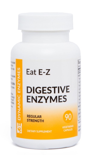 [BRSWKFT2CADAYHI5] Eat E-Z Digestive Enzymes – Broad-Spectrum Enzyme Blend for Proteins, Carbohydrates, Fats, Dairy & Fiber – Supports Digestive Comfort & Occasional Bloating – 90 Capsules