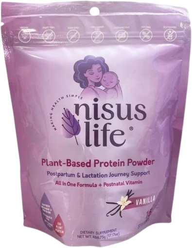 [BRSRAYYNDJ7W23I3] Postpartum & Lactation Journey Protein Powder (17.17 OZ, Vanilla)