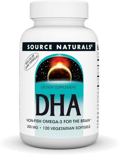 [BRSWIYQOAUBR6GDG] Source Naturals DHA, Neuromins 200 mg Non-Fish Omega-3 for The Brain