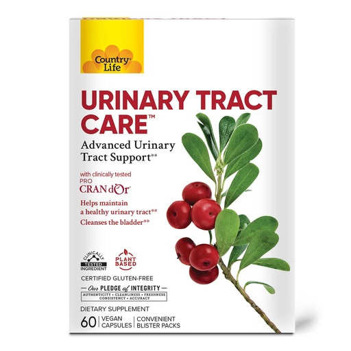 [BRSW2EIDBMDRGHT7] Country Life Women's Urinary Tract Care 60 VegCap