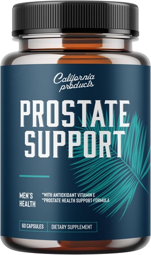 [BRSWKHDZDECQMETU] Prostate Support Prostate Supplement For Men A Natural Formula Saw Palmetto with Vitamin E, Amino Acids, Pygeum and 100% Pure and Reduce Symptoms of Frequent Urination & Hair Loss