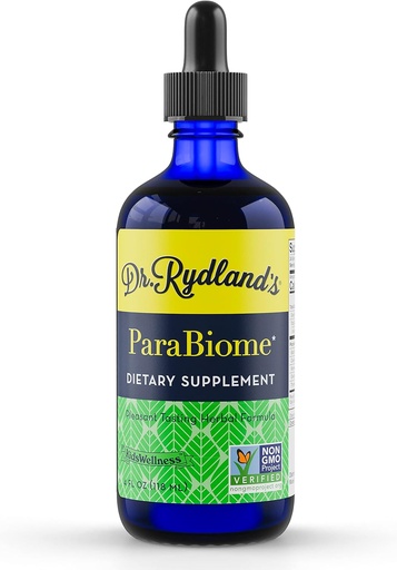 [BRSRMHADCQFBOHY6] Dr. Rydland's Herbal Supplement | Created by KidsWellness, Effective on Adults & Children | ParaBiome Advanced Cleanse and Digestive Support | Made with Black Walnut, Clove, Wormwood | 4 Ounce Bottle