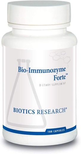 [BRSWIEY7CIHAYHA5] Biotics Research Bio Immunozyme Forte Multivitamin, Echinacea, Cayenne Pepper, Lactobacillus acidophilus, Botanicals, Probiotics, Amino Acids, Organs/Glandulars for Immune System Health 180 Capsules
