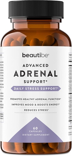 [BRSW2YY7O54B4CAV] Adrenal Support for Women & Men – Cortisol Manager – Natural Stress Relief Supplement - Adrenal Fatigue, Mood Health, and Energy Supplements with Ashwagandha & L-Tyrosine – 60 Non-GMO Veggie Capsules