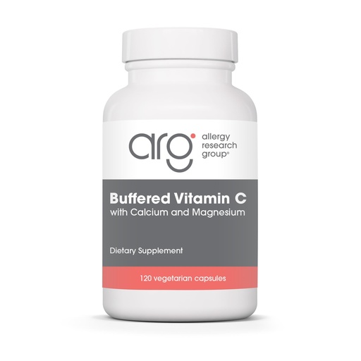 [BRSWIYQEPMNBQ2DM] Allergy Research Group ARG Buffered Vitamin C - 1000 mg Vitamin C - Immune Support - Vegetarian Capsules - Hypoallergenic Formula - 60 Servings - 120 Count