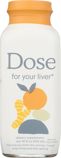 [BRSROGDRBZ7BSYD2] DOSE Liver Support Supplement Shot | 1 Bottle (16 Ounce)