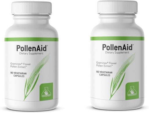 [BRSWKHDQAEDWKHL2] Graminex PollenAid Prostate Papildinājums: Visi Natural Prostate Support for Bladder Control & Urīnceļu Veselība, Rye Pollen Extract Made in USA, 90 Veģetārās Caps (2. iepakojums)