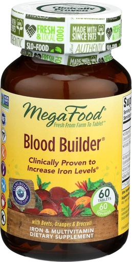 [BRSWIYINAFYGEADC] Megafood BLOOD BUILDER DailyFoods 60 ct.