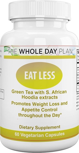 [BRSWGEANB4CQGYD3] The WHOLE DAY Plan EAT Less - Weight Loss Pills for Women and Men That Works Fast - Appetite Suppressant Fat Burning Supplements, 60 Capsules, Made in USA
