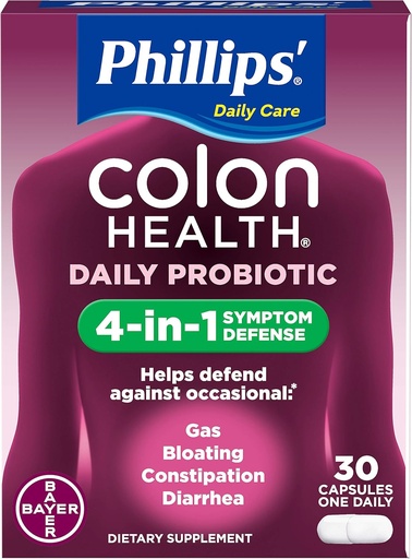 [BRSWIAIQCIFAEYDY] Phillips Colon Health Probiotic Caps 60 ea