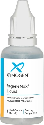 [BRSRMGQTCQNQGDQU] XYMOGEN RegeneMax Liquid - Advanced Collagen Generator - Choline-Stabilized Orthosilicic Acid - Supports Healthy Bone Mineral Density, Reduces Wrinkles, Strengthens Hair + Nails (1 fl oz)