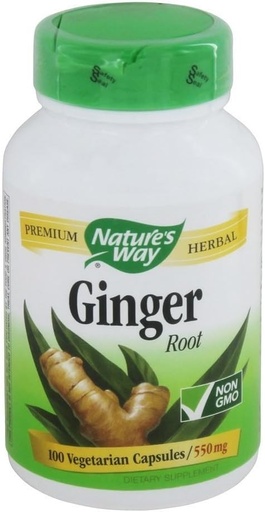 [BRSWIZDYCQHWGGDU] Nature's Way Ginger Root,Vegetarian Capsules