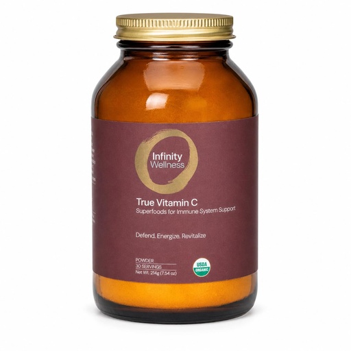 [BRSWIZ3ZONYQE3I7] Infinity-C Organic Whole-Food Sourced Vitamin C Powder | Acerola, Camu Camu & Amla | 1000mg Superfood C | High-Potency | Shilajit, Astragalus Root & Ginger | Vegan, Non-GMO (30 Servings)