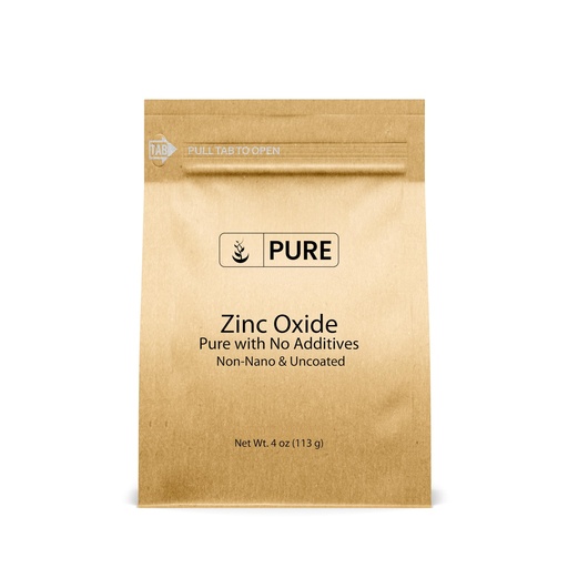 [BRSWKHYQOMDBOH3J] Pure Original Ingredients Zinc Oxide, Eco-Friendly Packaging, Non-Nano (4 Ounce)
