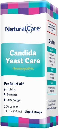 [BRSWIYTYOUPAGDDC] NaturalCare Candida Yeast Care, Homeopathic Liquid Drops, 1 fl. oz