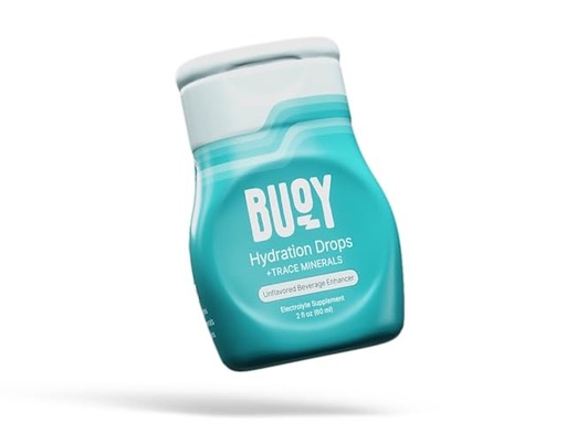 [BRSWGGALBAHRAHT2] Buoy Electrolyte Drops | No Sugar, No Sweeteners | Trace Minerals, Vitamins & Antioxidants | Purposefully Unflavored | Perfect for Any Drink | Daily Hydration Supplement (1, Unflavored)