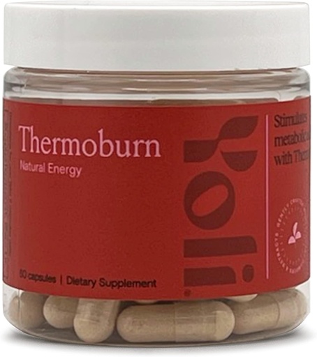 [BRSWGYI7CV5RAA3A] Yoli® Thermoburn Energy Supplement with Green Tea Leaf, Guarana, Choline, Raspberry Ketones and Thermo-G Proprietary Blend - Energy Vitamin, 60 Capsules