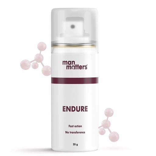 [BRSRM2Q7AQGWKETL] Vette Mans Matt ENDURE Long Last Non Transferable Spray for Men | 20 grams