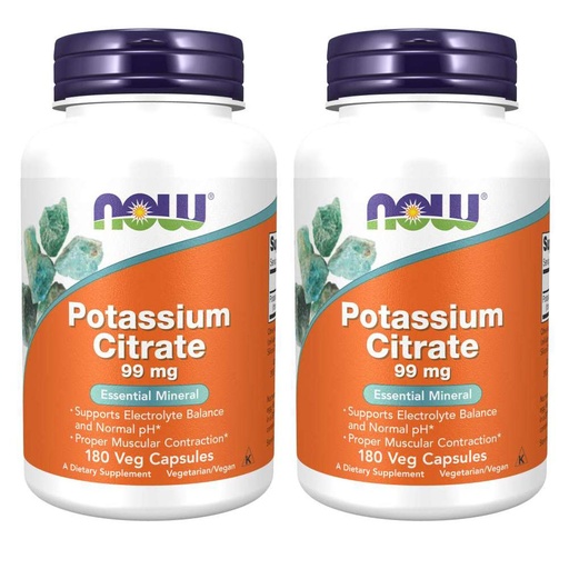 [BRSWIZTYCZ5QIDLU] Potassium Citrate 99 mg 180 Capsules (Pack of 2)
