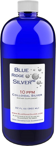 [BRSWGZQNOECBSD3P] 10 ppm 32 oz Colloidal Silver Natural Immune Support Health Supplement