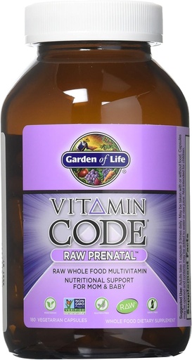 [BRSWKHQEBRYQMDD2] Garden of Life Vitamin Code RAW Prenatal, 90 Capsules by Garden of Life