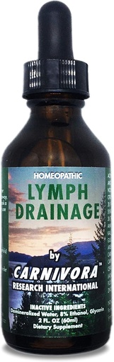 [BRSWYGITAQHBOCY4] Carnivora - Lymph Drainage Dråper - Stimulerer og renser lymfatisk system - Flusher celleavfall, øker energi, bekjemper utmatting. 2 Fl Oz (pakke med 1)