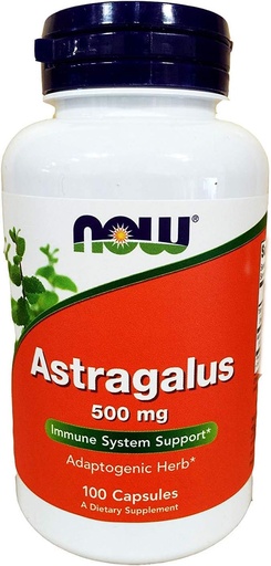 [BRSWIYQ6CACRQHLG] Now Foods Astragalus 500 mg - 100 Caps 2 Pack