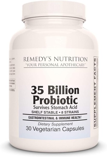 [BRSWKHQROMOWAHY2] Remedy's nutrition Probiotic 35 Billion 30 Capsule/Vegan Caps