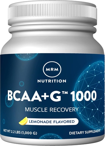 [BRSWIYQOAR4ROCL4] MRM BCAA+G, Lemonade, 35.2-Ounce (1000g) Plastic Jar