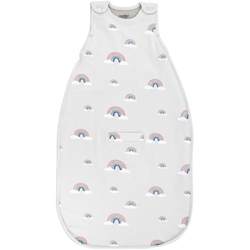 [BRSWYFQBDJ7AIH3V] Woolino Merino Wool Ultimate Baby Sleep Sack - 4 Season Baby Wearable Blanket - Two-Way Zipper Adjustable Sleeping Bag for Babies and Toddlers - Universal Size (2-24 Months) - Rainbow
